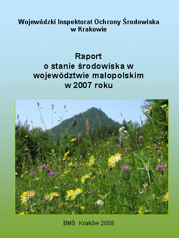 Raport o stanie środowiska w województwie małopolskim w 2007 roku